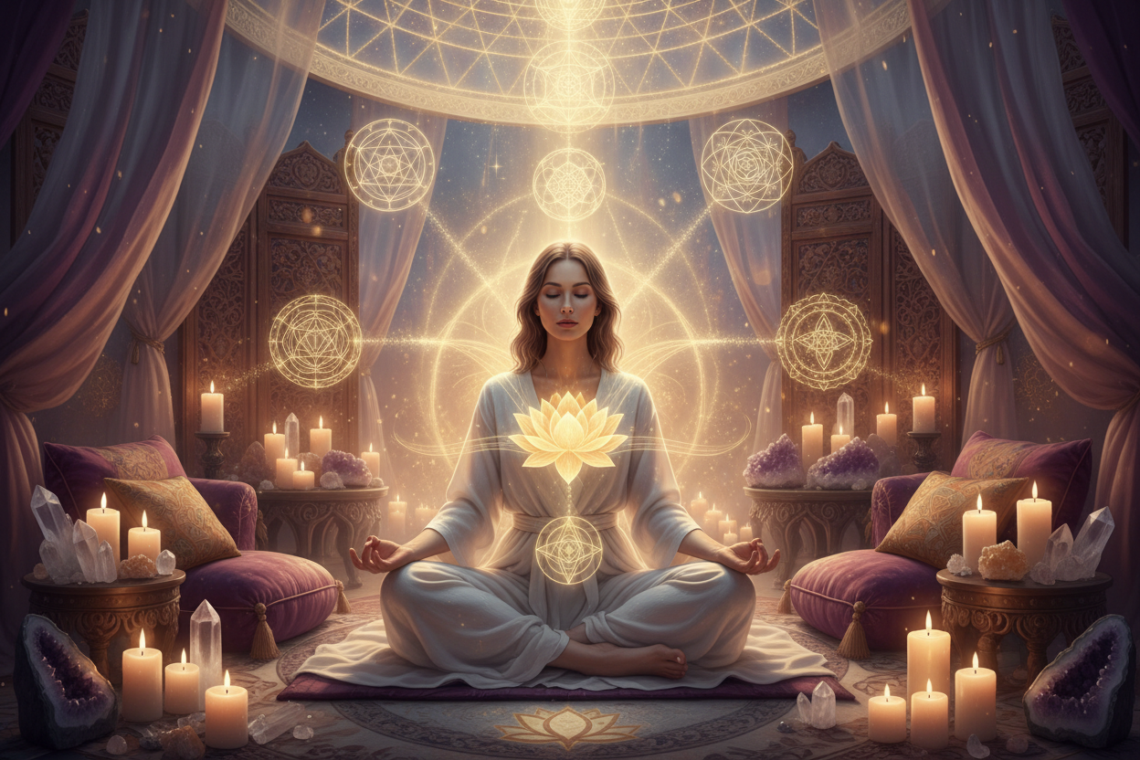 Soin Laochi Découverte - Lumière dorée et violette